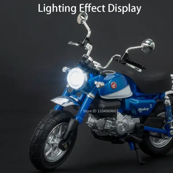 1:12 Honda Monkey Motorcycle Diecast Model - Image 4