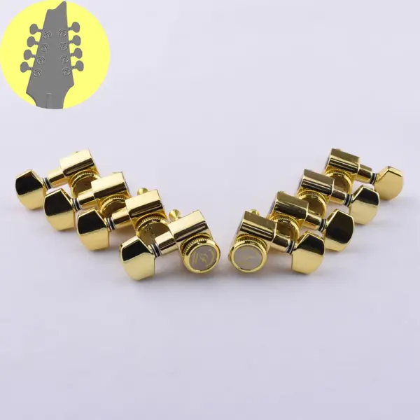 6/7/8 String Guitar Machine Heads Tuners Set - Image 7