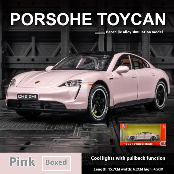 1:32 Porsche Taycan Diecast Metal Model - Image 10