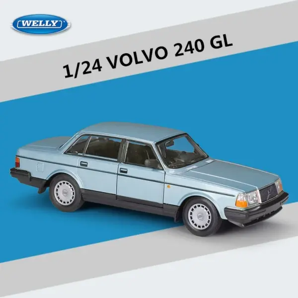 WELLY 1:24 Volvo 240 GL Diecast Model Car - Image 8