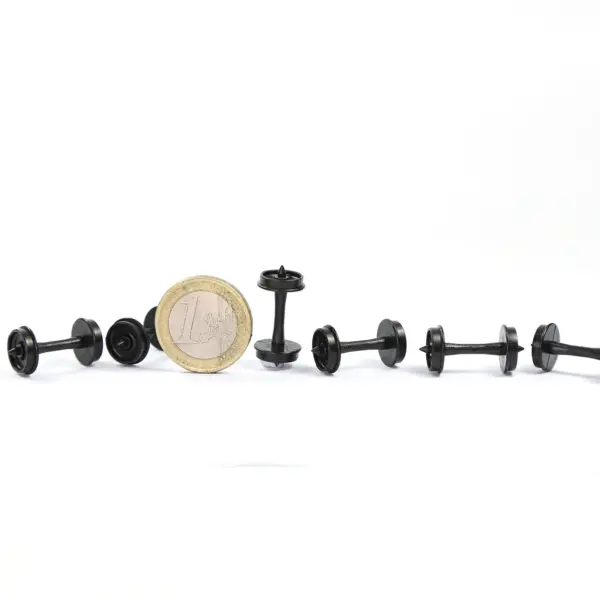Evemodel 24pcs HO Scale Model Train Wheels - Image 5