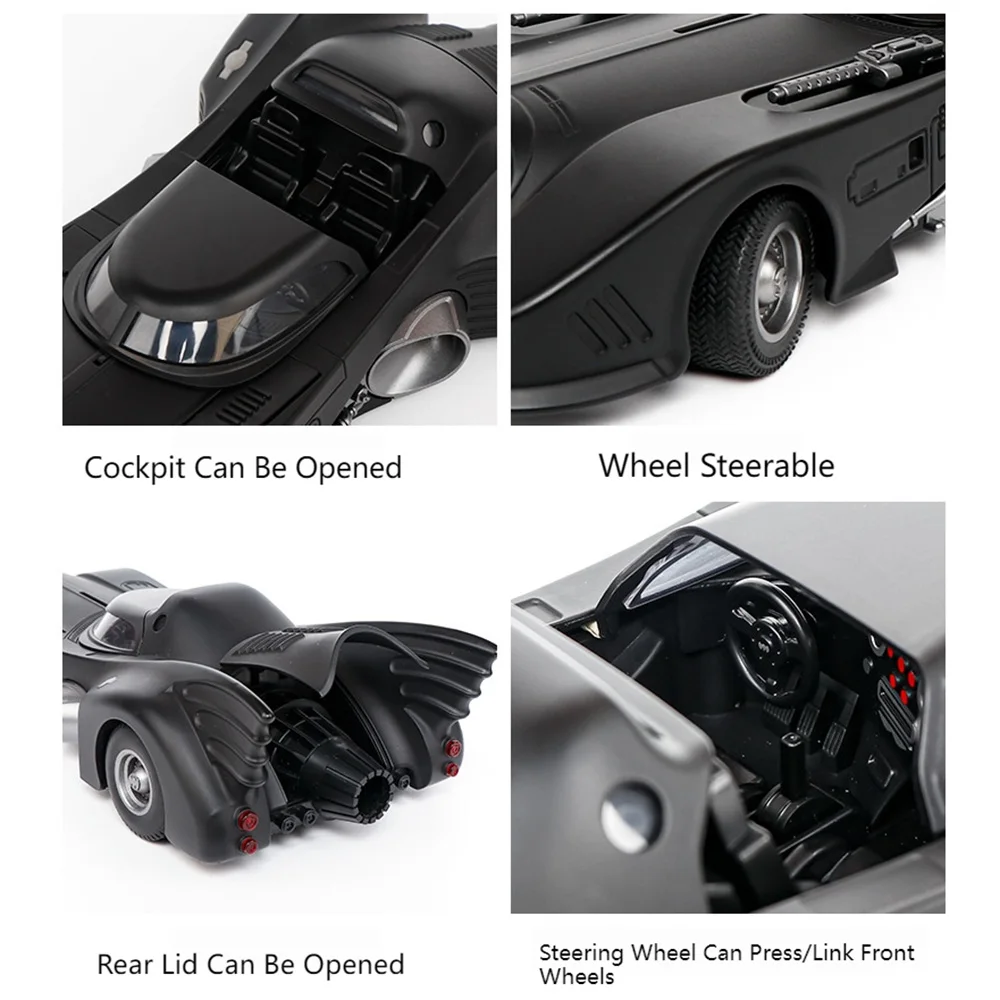 1/18 Batmobile Alloy Diecast Model Car 6 1/18 Batmobile Alloy Diecast Model Car - Image 6