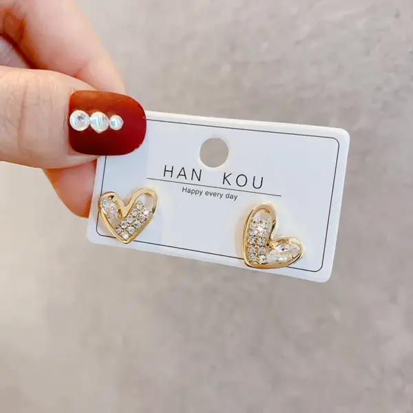 Heart Shaped Vintage Hoop Earrings - Image 20