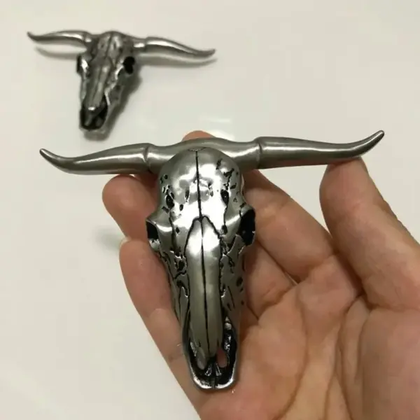 Stainless Steel Bull Head Pocket Tool Pendant - Image 5