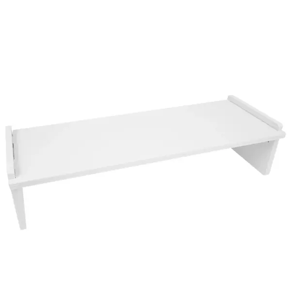 White Adjustable Laptop Monitor Stand - Image 3