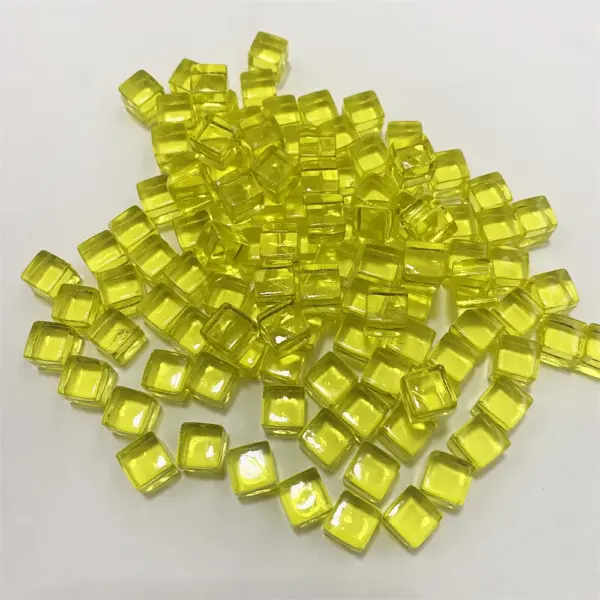 100 Pcs Clear 8mm Acrylic Square Dice Set - Image 16