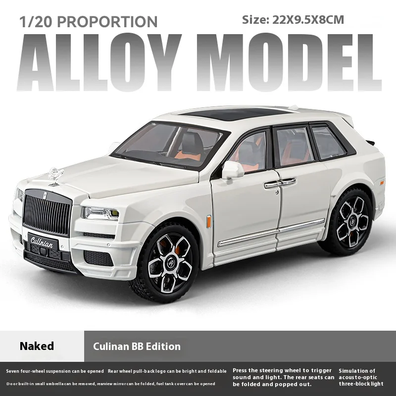 Rolls Royce Cullinan Diecast Model Car 1:20 7 Rolls Royce Cullinan Diecast Model Car 1:20 - Image 7