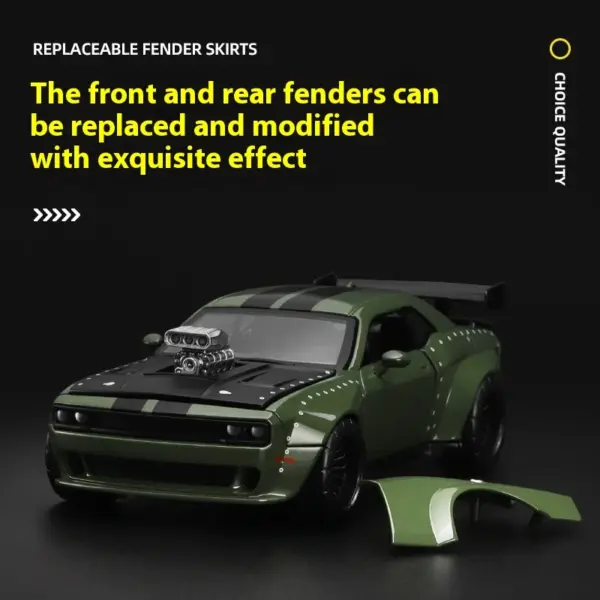 1:36 Diecast Dodge Challenger SRT JAILBREAK Model - Image 5