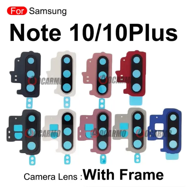Galaxy Note 10 Plus Rear Camera Lens with Frame - Image 2