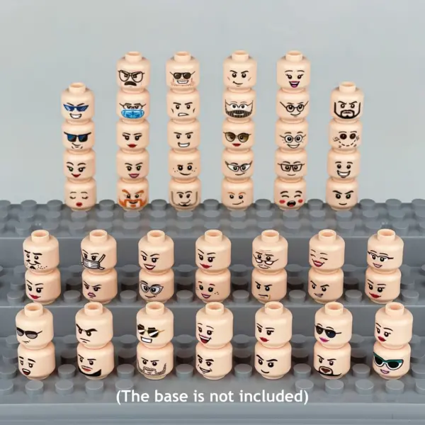 56pcs Building Block Minifigure Head Accessories - Image 4