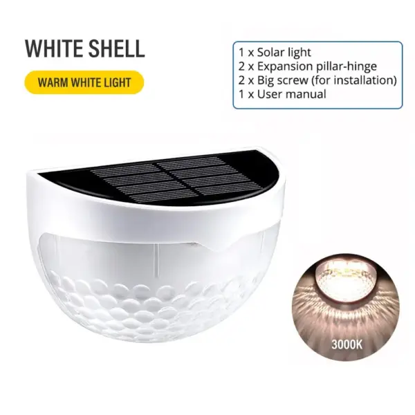 Solar LED Fence Lights Waterproof Outdoor Decor - Image 7