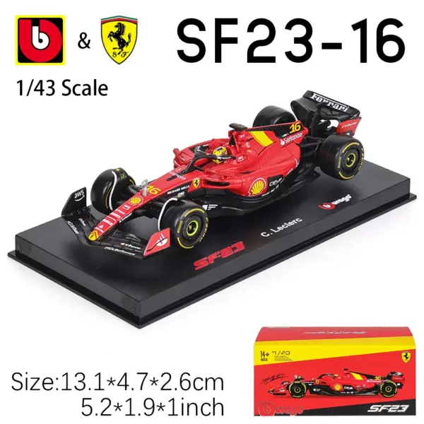Ferrari SF24 SF23 1:43 Diecast Model Car - Image 4