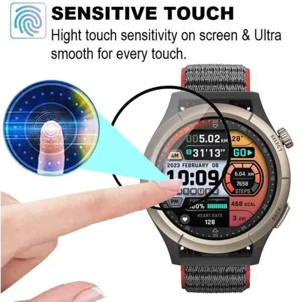 3PCS 3D Curved Screen Protector for Amazfit Cheetah - Image 5