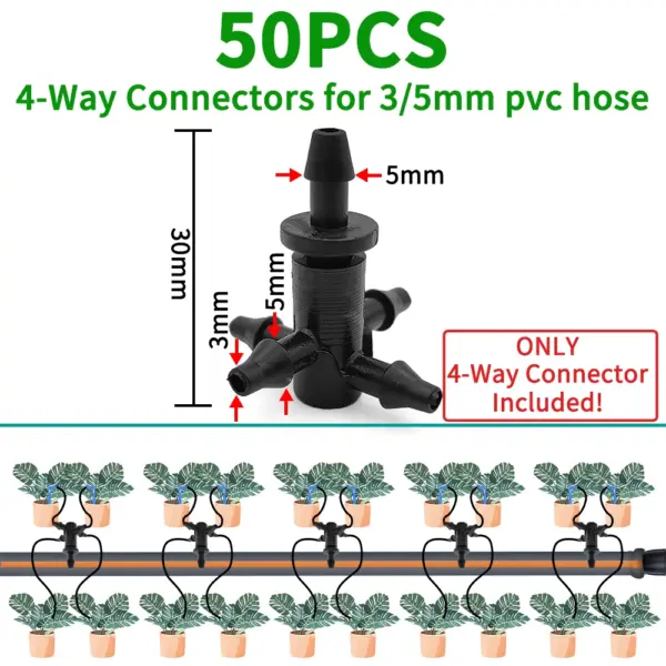 25PCS Micro Drip Irrigation Kit Emitters - Image 12