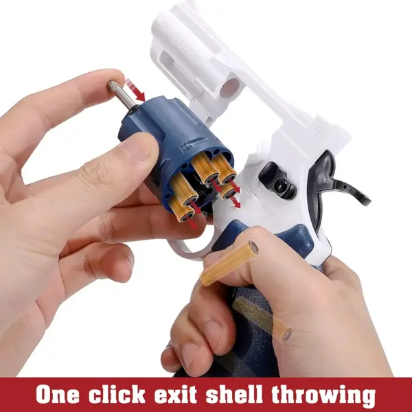 357 Airsoft Revolver Foam Bullet Toy Gun - Image 4