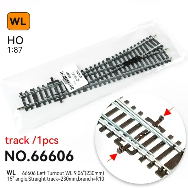 HO Scale 1:87 Nickel Silver Curved Track Model - Image 8