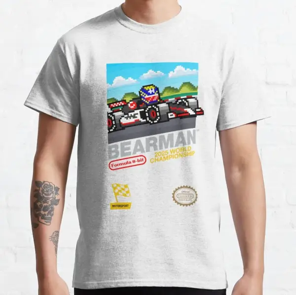Pixel Art Formula One Driver T-Shirt - Image 10