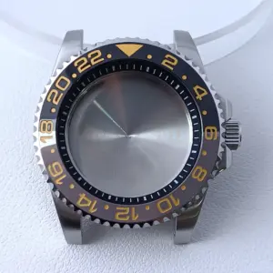40.5mm Stainless Steel GMT Watch Case NH35/NH36 191 Sc6fe61ce5160493c93bdce8306ffdeefs