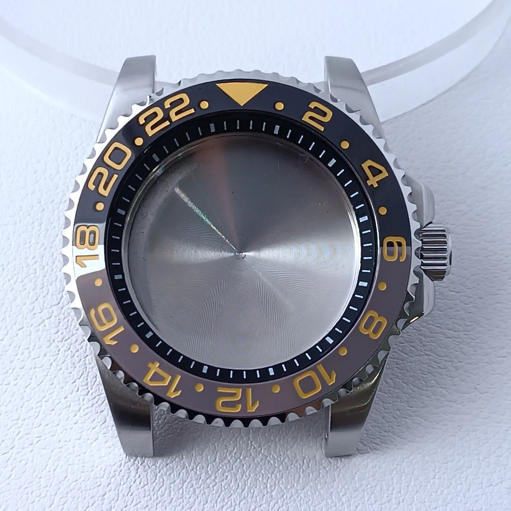 40.5mm Stainless Steel GMT Watch Case NH35/NH36 38 40.5mm Stainless Steel GMT Watch Case NH35/NH36 - Image 38