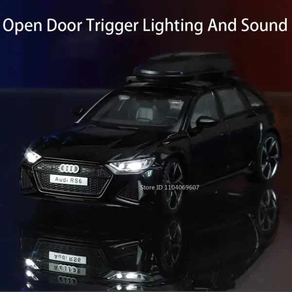 1:32 Scale RS6 Alloy Diecast Car Model - Image 5
