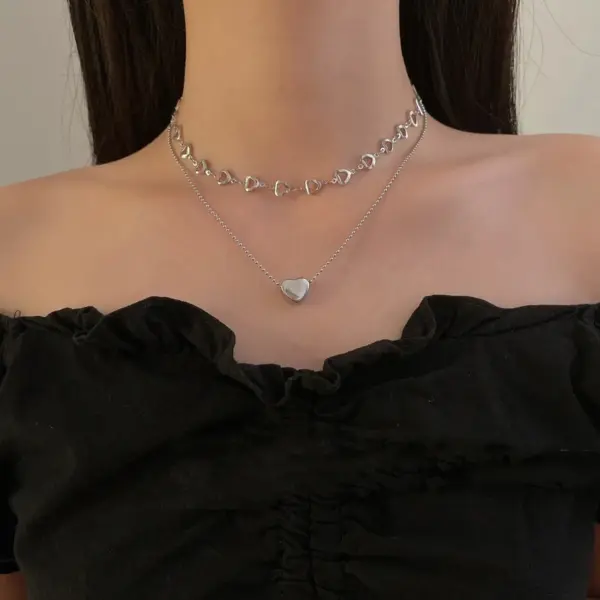 Vintage Heart Pendant Necklace for Women - Image 14