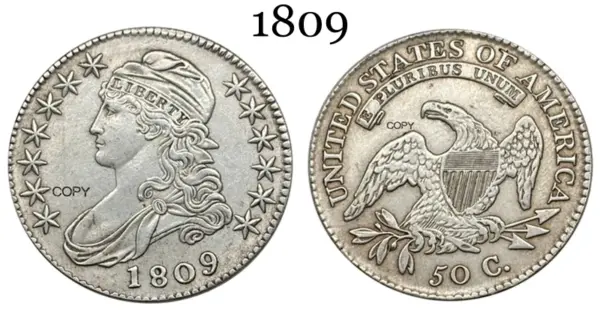 Capped Bust Commemorative Half Dollar Replica - Image 9