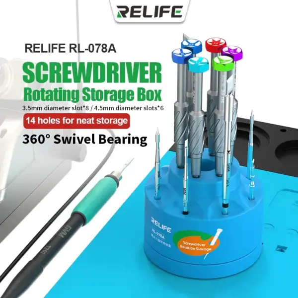 Screwdriver Rotating Storage Box RELIFE RL-078A - Image 2