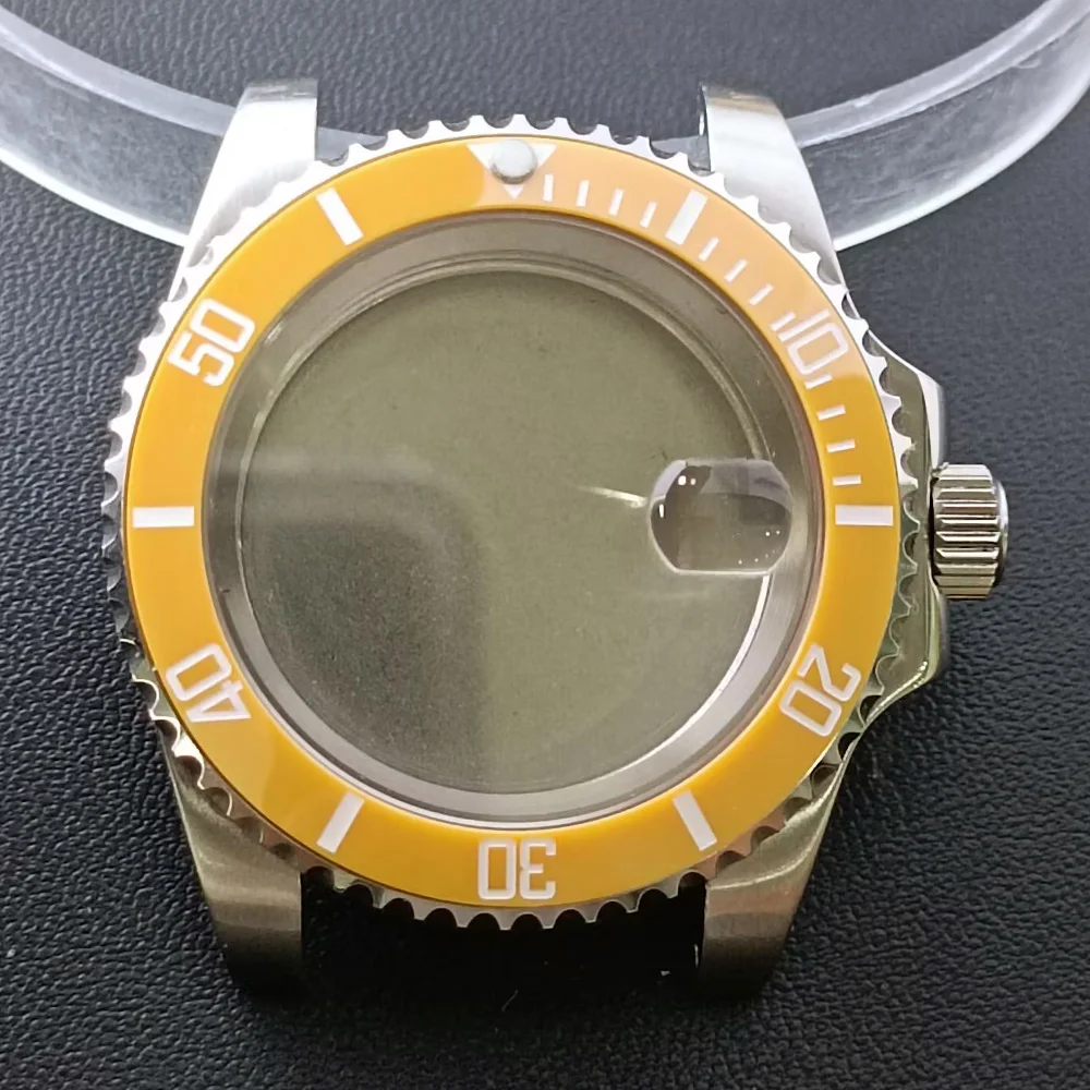NH35 GMT Steel Watch Case 40.5mm Silver 104 NH35 GMT Steel Watch Case 40.5mm Silver - Image 104