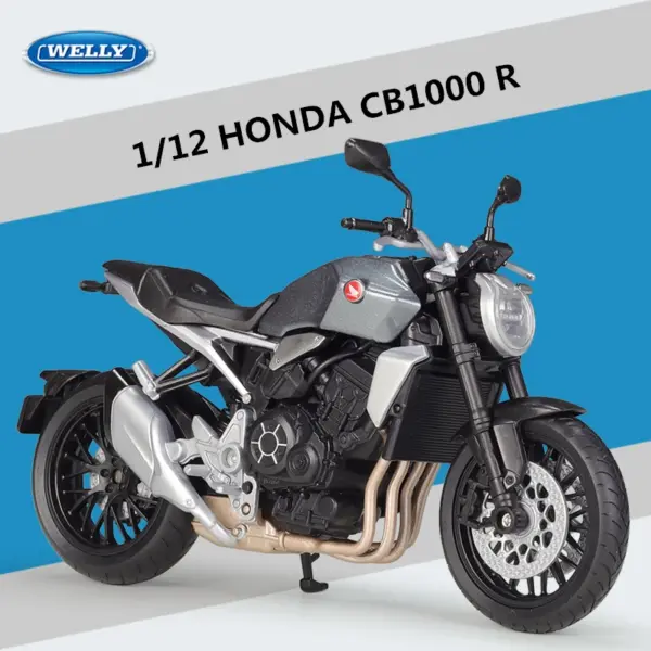 WELLY 1:12 Honda CB1000R Diecast Motorcycle Model - Image 10