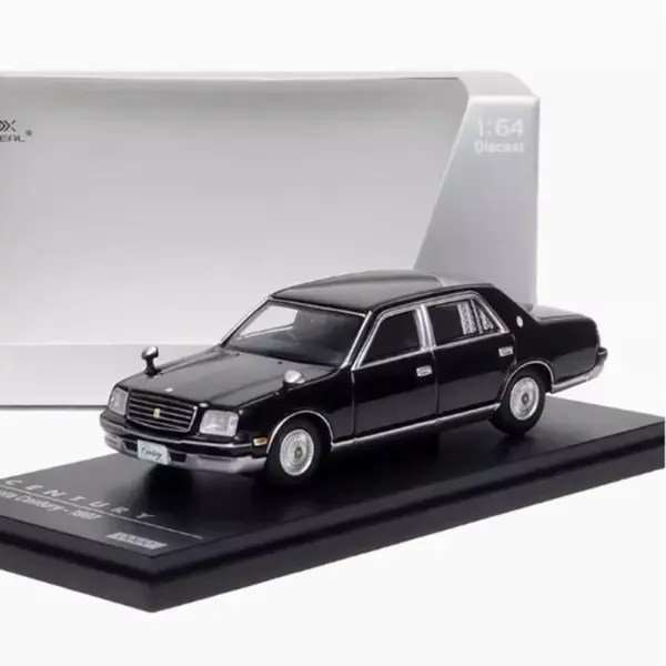 ARBOX 1/64 Toyota Century 1997 White Taxi Model - Image 6