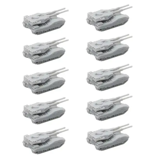 10PCS TYPE 61 MBT Resin Model Tank Set - Image 8