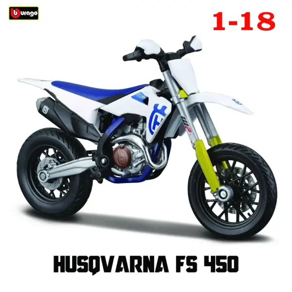 Bburago 1:18 KTM 450 Rally Diecast Model - Image 18