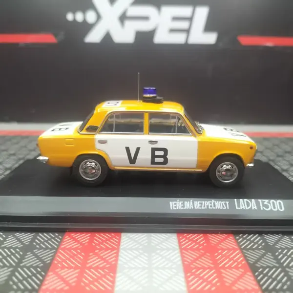 Soviet LADA 1300 VB Police Car Model with Flaws - Image 3