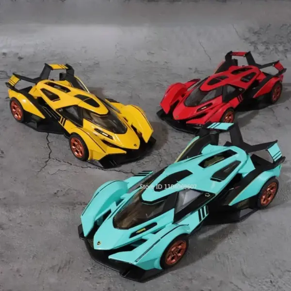 1:32 Lambor V12 GT Super Car Diecast Model - Image 6