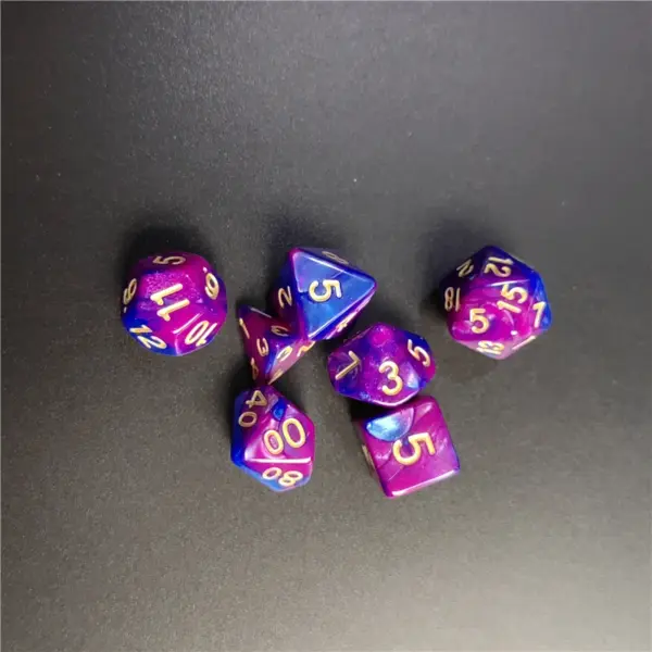 Galaxy Series 7-Piece Multi-Sided Dice Set - Image 12