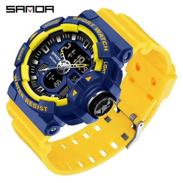 SANDA 3129 Military Sport Quartz Wrist Watch - Image 7