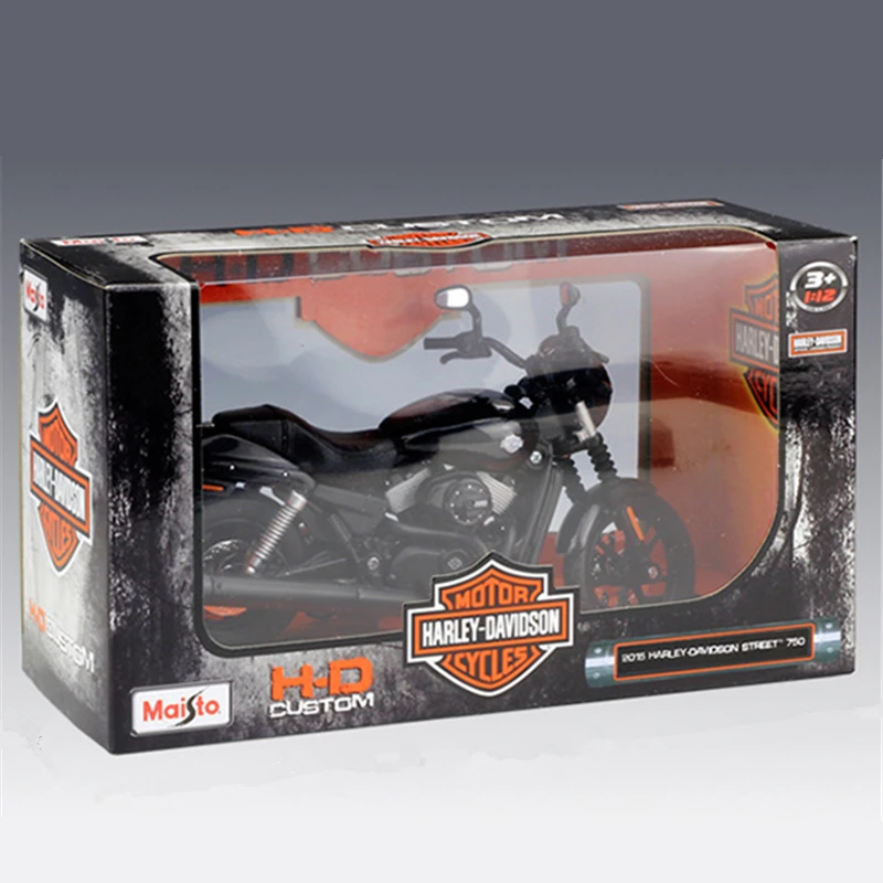 Maisto 1:12 Harley 2015 Street 750 Diecast Motorcycle 8 Maisto 1:12 Harley 2015 Street 750 Diecast Motorcycle - Image 8