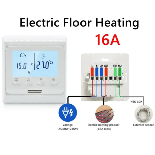 WiFi Programmable Thermostat for Underfloor Heating - Image 7