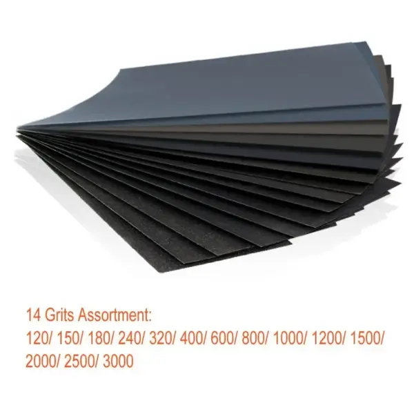 42-Piece Assorted Sandpaper Grit Set - Image 2