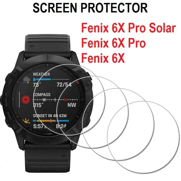 5PCS Tempered Glass Protectors for Garmin Fenix - Image 7