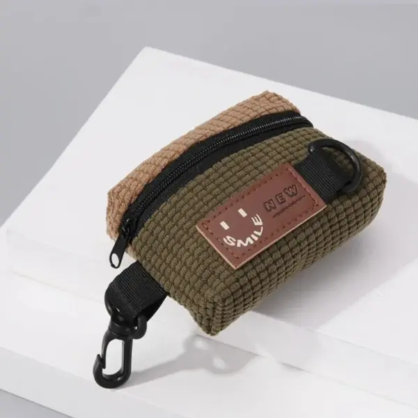 Brown Corduroy Cycling Sports Backpack - Image 4