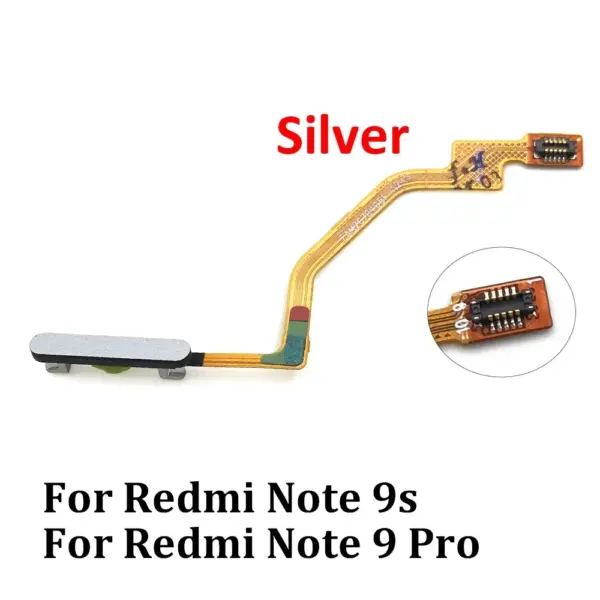 Fingerprint Flex Cable for Xiaomi Redmi Note 9S/9 Pro - Image 6