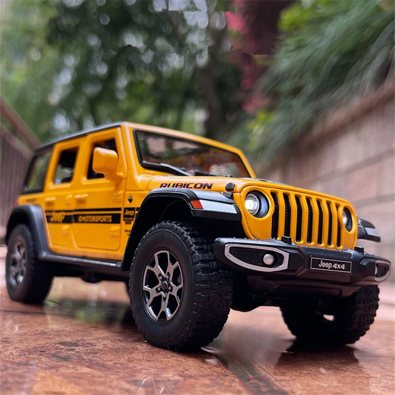 1:22 Jeep Wrangler Rubicon Alloy Diecast Model 2 1:22 Jeep Wrangler Rubicon Alloy Diecast Model - Image 2