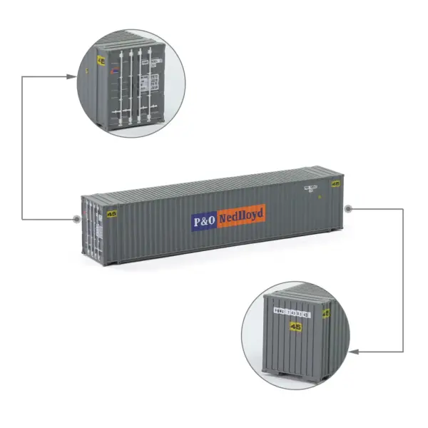 N Scale 45ft Shipping Containers with Magnets - Image 18