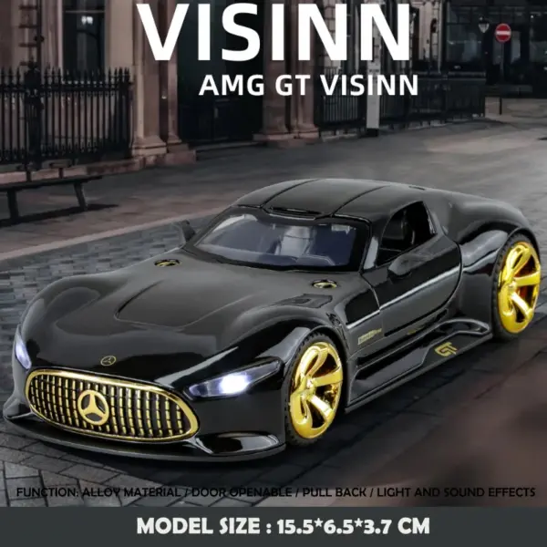 1:32 Benz AMG GT Alloy Model Car - Image 7