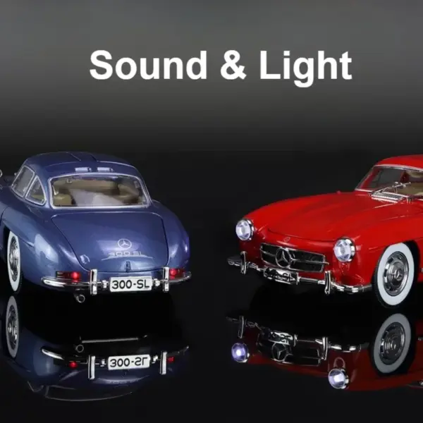 1:24 Scale Classic Diecast 300SL Car Model - Image 5