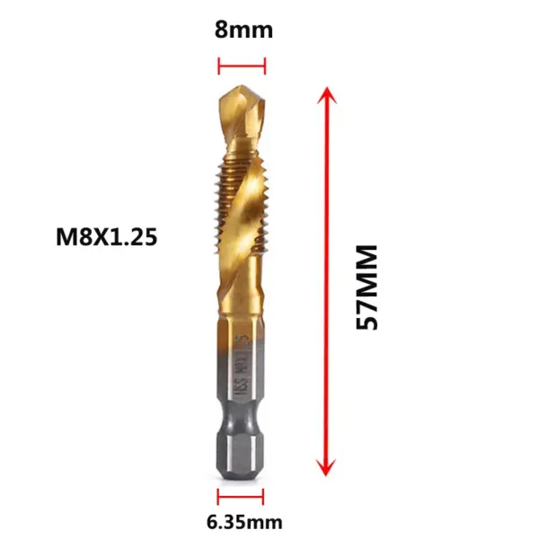 HSS Metric Tap Drill Bits Set M3 to M10 - Image 30
