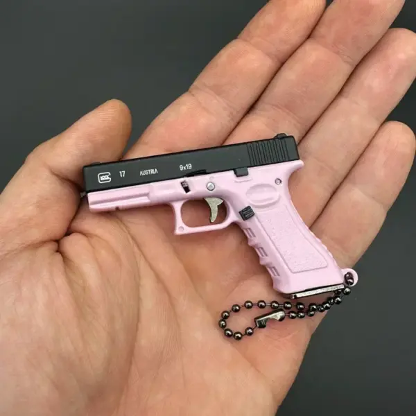 1:3 Scale G17 Metal Keychain Toy Gun - Image 9