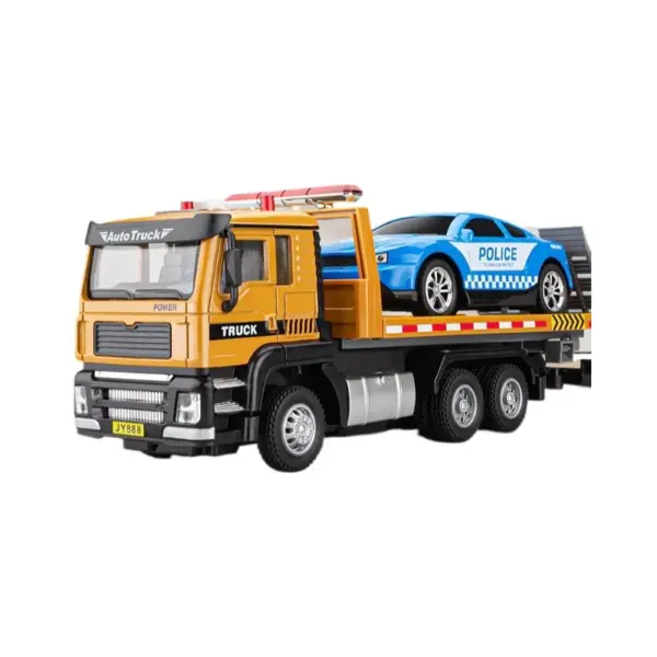1:50 Alloy Pull Back Flatbed Car Model - Image 2