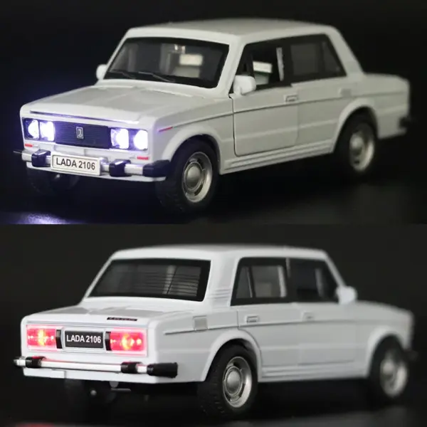 Diecast 1:32 LADA 2106 Classic Car Model - Image 6